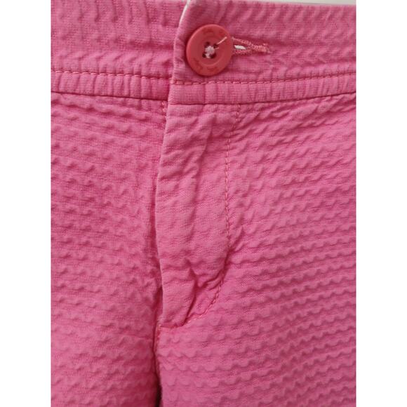 Lilly Pulitzer Pink The Buttercup Shorts w/ Pockets 100% Cotton 0 - Picture 4 of 10